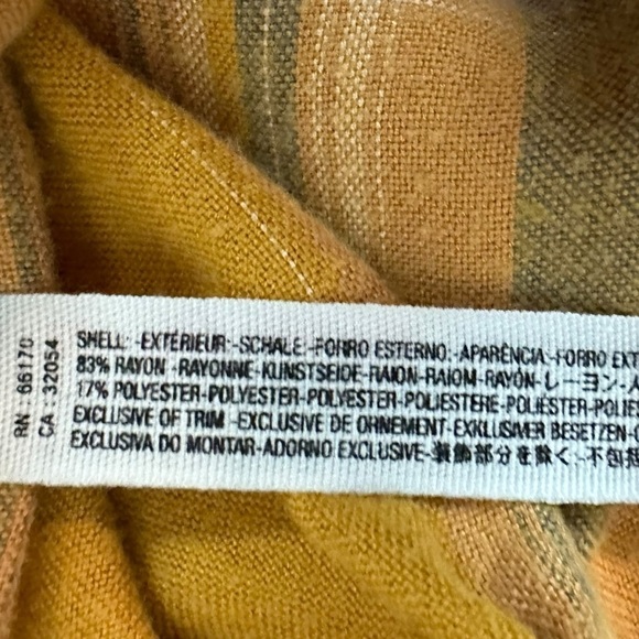 Free People Good Or Plaid Wide Leg Pants in Mustard Size Small - Picture 13 of 14